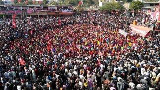 का. महेन्द्र सिंह की शहादत दिवस पर उमड़ा जनशैलाब