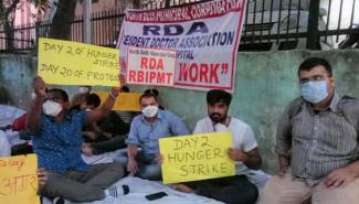 medical personnel on indefinite strike