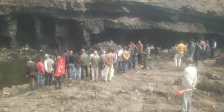 Mining Accident Site at Nirsa, Dhanbad