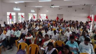 10th Bihar State Conference of AICCTU Held at Hajipur