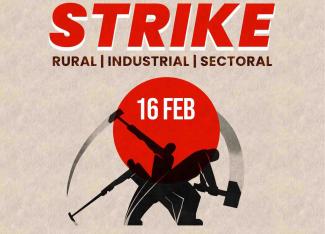 Strike_AICCTU_Workers and Farmers_India